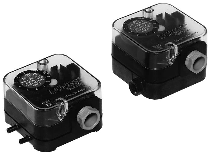 Dungs LGW A2/A2P Differential Pressure Switches for Air, Flue and Exhaust Gases
